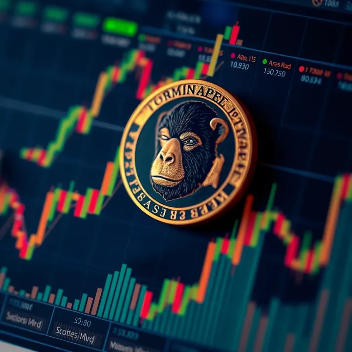 Chart illustrating technical indicators and risk factors for Ape Coin investment