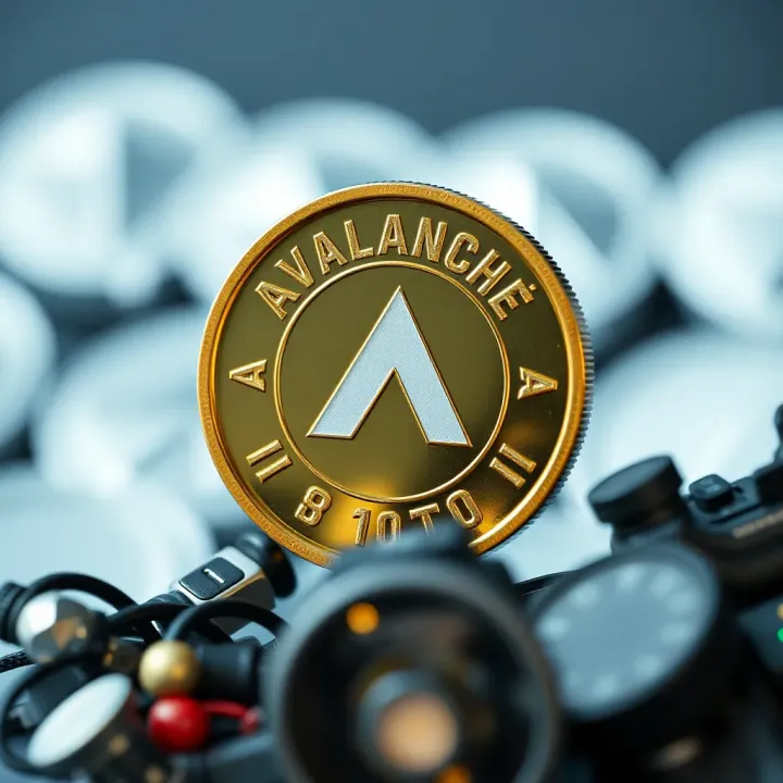 Diagram illustrating Avalanche blockchain technology and its impact on cryptocurrency value