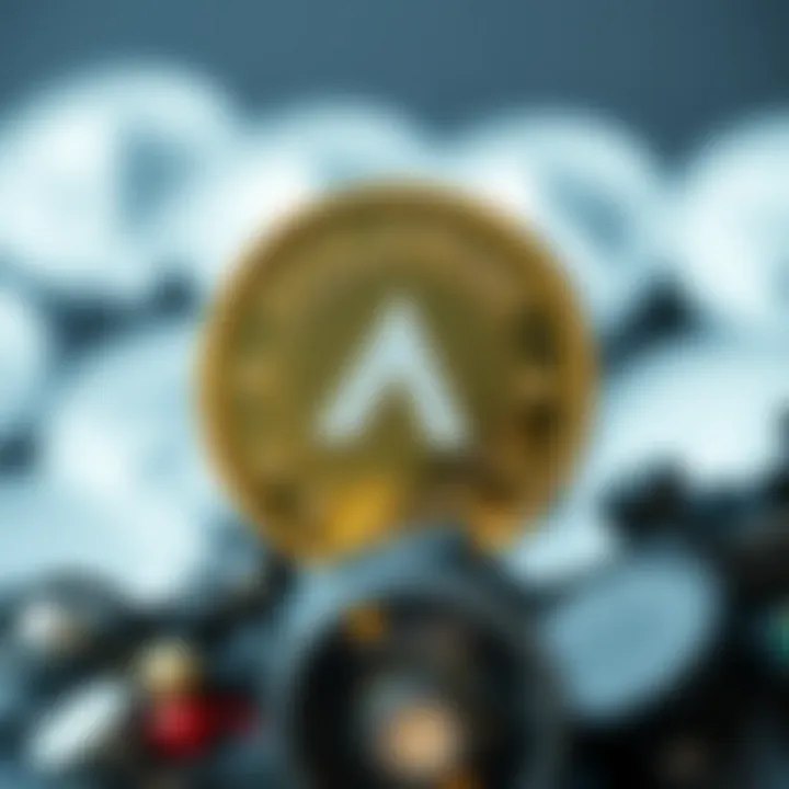 Diagram illustrating Avalanche blockchain technology and its impact on cryptocurrency value