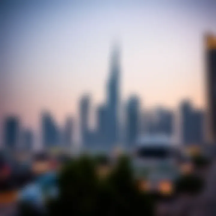 Advantages of Business Setup with Deriv DMCC in Dubai Dubai skyline with business district symbolizing corporate environment for business setup
