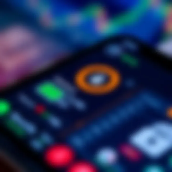 Close-up of smartphone showing battery status, network connectivity, and security features