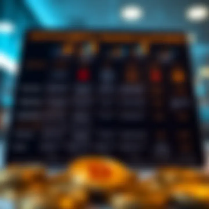 Comparison chart highlighting features and regulatory aspects of multiple cryptocurrency trading platforms for Indian investors