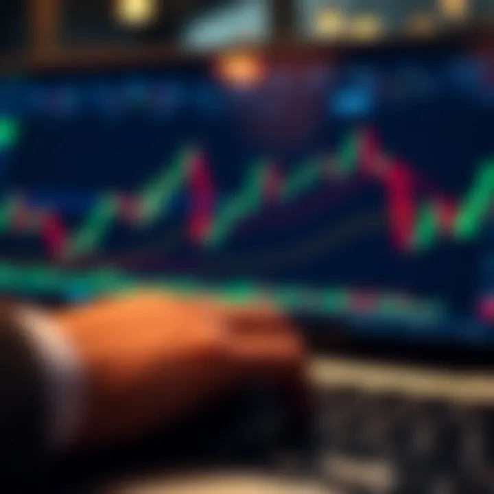 Conceptual Representation of Risk-Free Trading Practice Using Demo Accounts Conceptual graphic of risk-free trading practice with simulated stock charts and market data