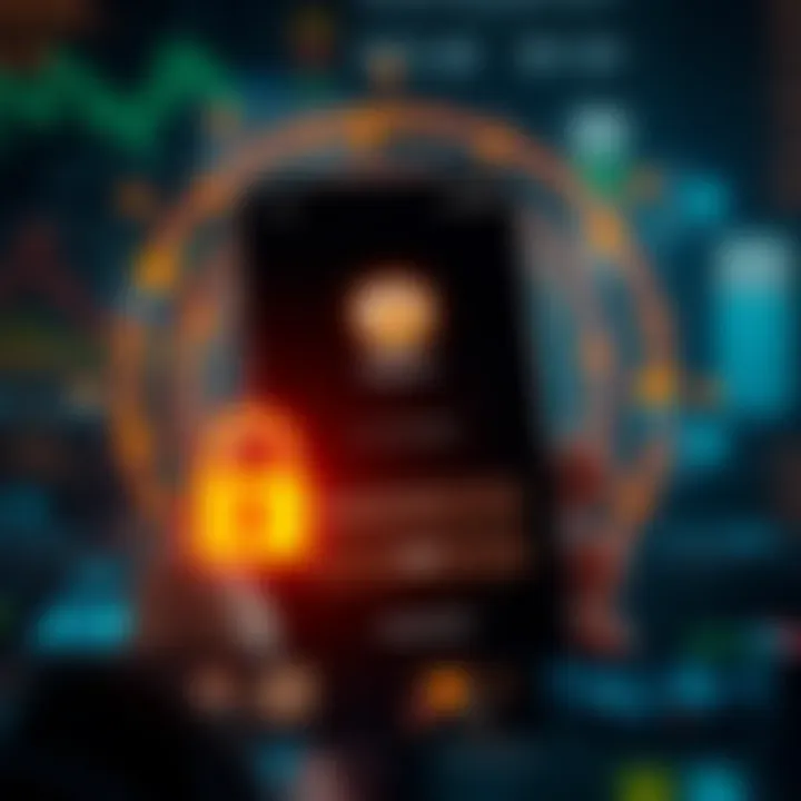 Secure login screen of Deriv app highlighting encryption and safety features for traders