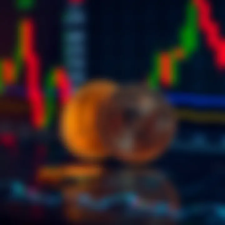 Comparison of Ethereum and other major cryptocurrencies' price movement on financial charts