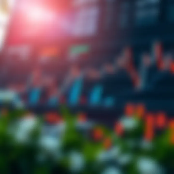 Illustration of financial charts and sector indicators influencing banking stocks