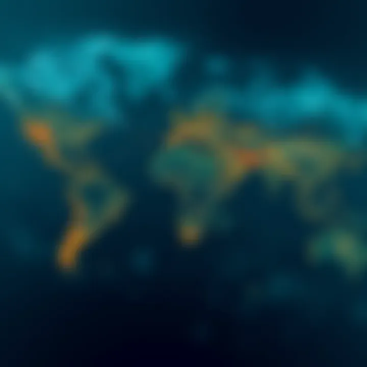 Global Geopolitical and Weather Influences on Natural Gas Markets World map highlighting geopolitical regions impacting natural gas markets and weather patterns