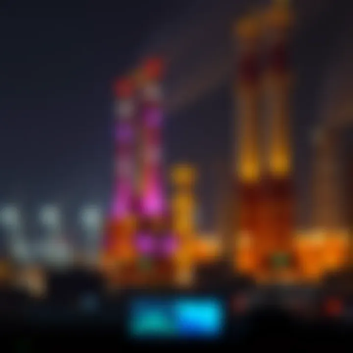 Illustration of technology and innovation driving Reliance Industries' expansion in energy and digital sectors