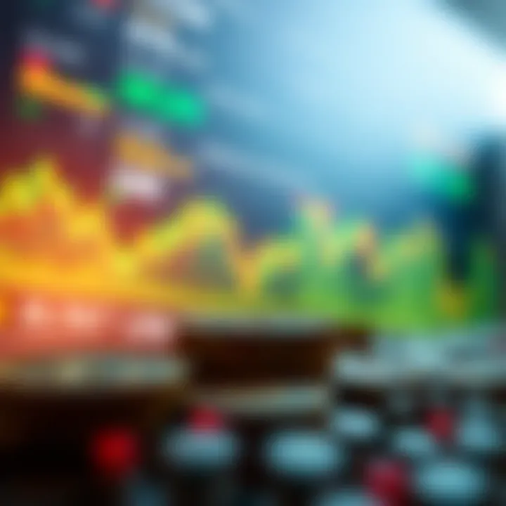 Global Economic Factors Affecting Cryptocurrency Prices Visualization of global economic indicators influencing cryptocurrency values with charts and icons