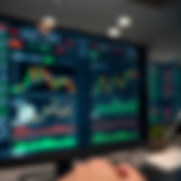 User interface of IQ Option platform displaying forex, crypto, and options trading tools