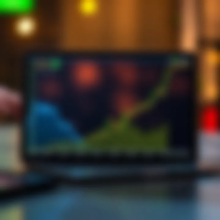 Growth and Learning Curves in Demo Trading for Indian Traders Graphical representation of trading growth and learning curves on digital devices
