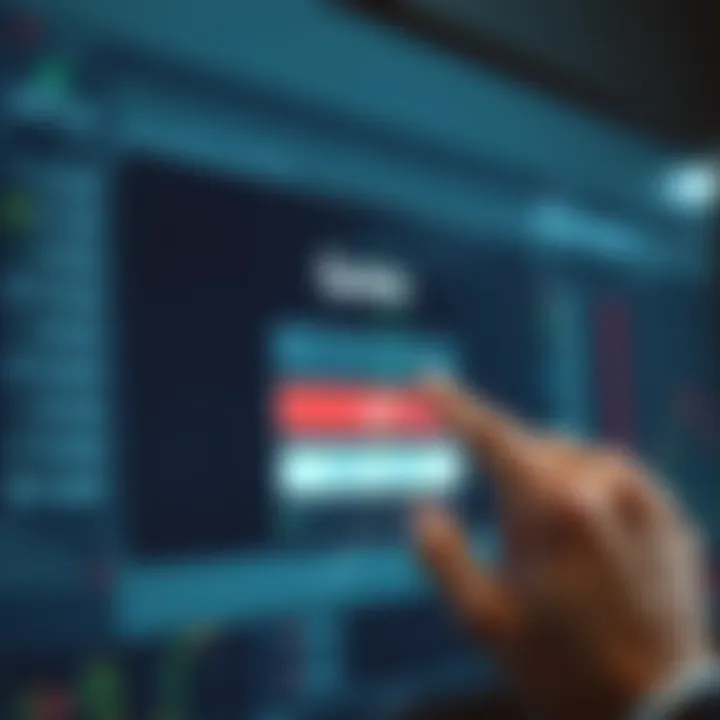 Quotex Platform Login Interface User entering login credentials on Quotex platform interface