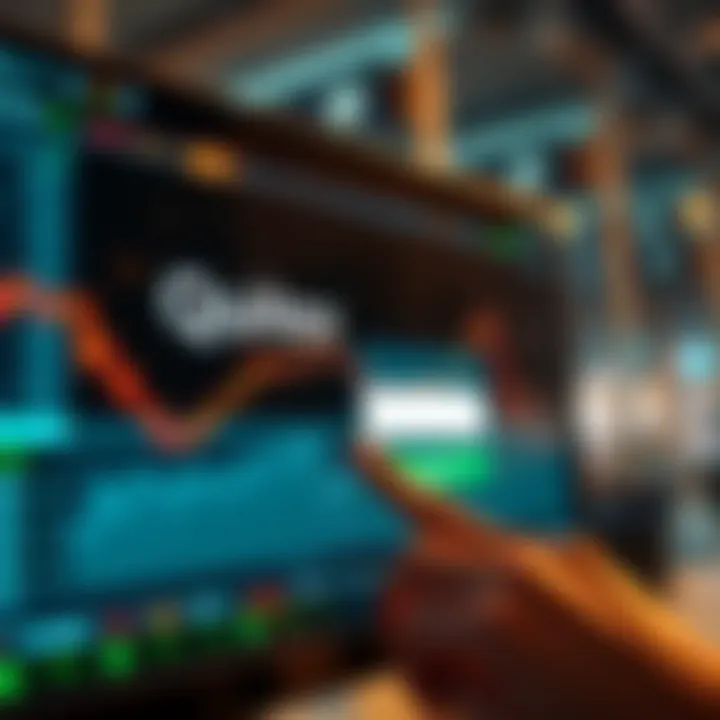 User entering credentials on a secure online trading platform login screen