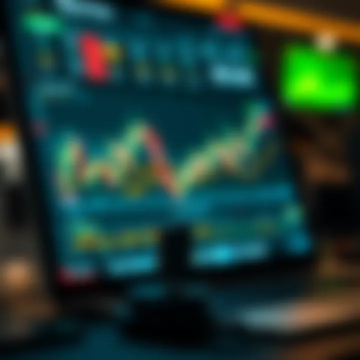 Visualization of risk and reward balance in online trading strategy