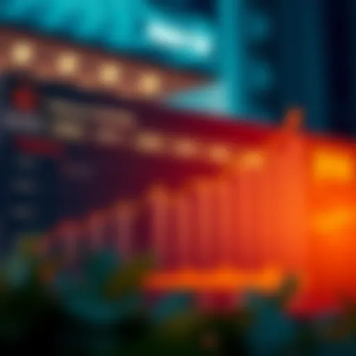 Graph showing upward trend in Reliance Industries share value over time with key milestones