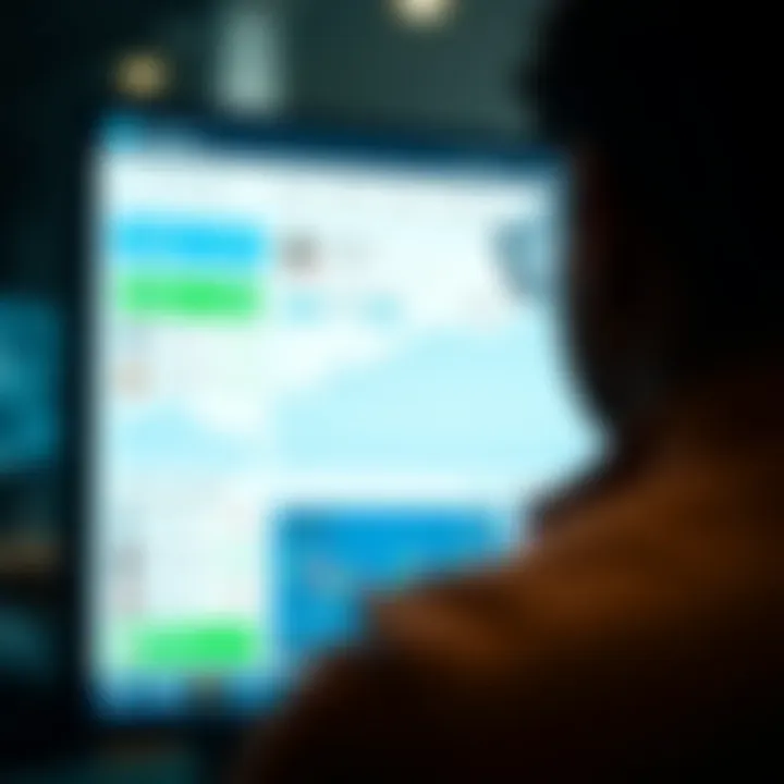 Illustration of a Telegram channel interface showing stock option trading tips and real-time market updates