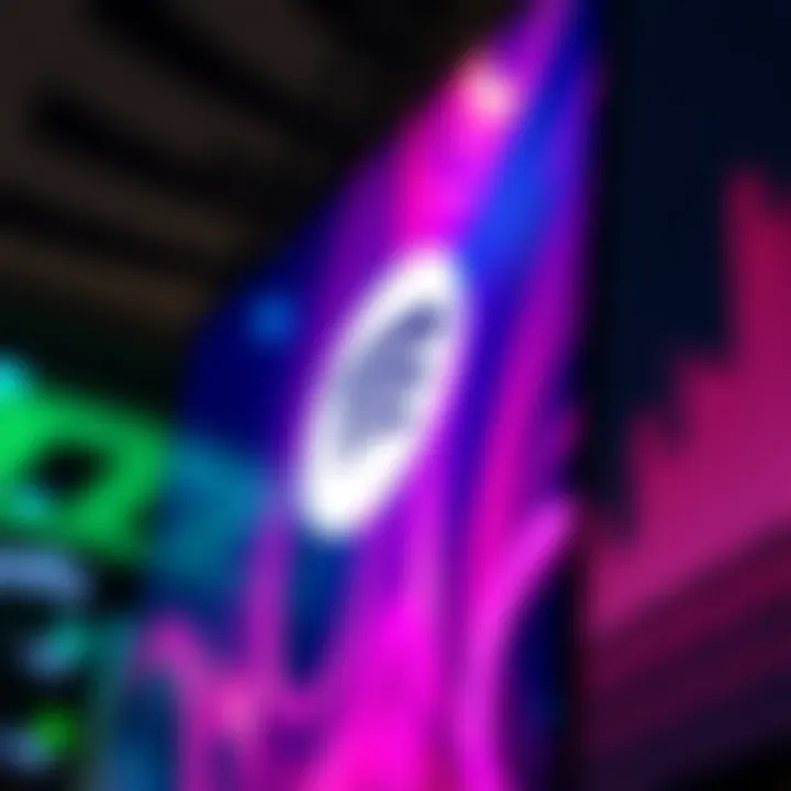 Spotify logo displayed on a vibrant digital screen representing music streaming evolution