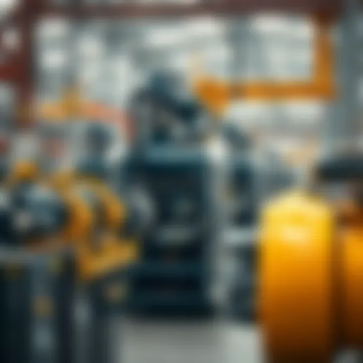 Industrial Machinery in India's Manufacturing Sector A modern manufacturing facility showcasing advanced machinery contributing to industrial growth in India