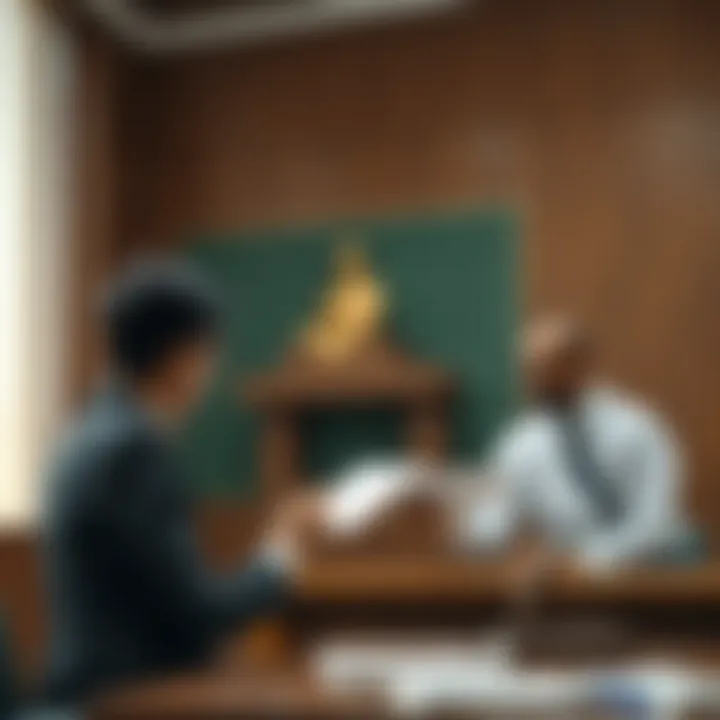 Role of Consumer Courts in Resolving Disputes Graphic depicting a consumer submitting a complaint to a consumer court for dispute resolution
