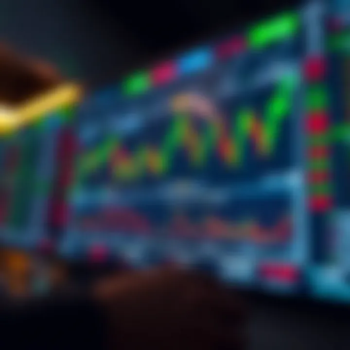 Interface of a cryptocurrency derivatives trading platform showing various trading options and charts