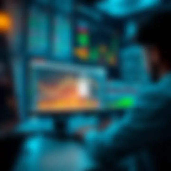 Conceptual graphic showing a secure and risk-free online trading environment
