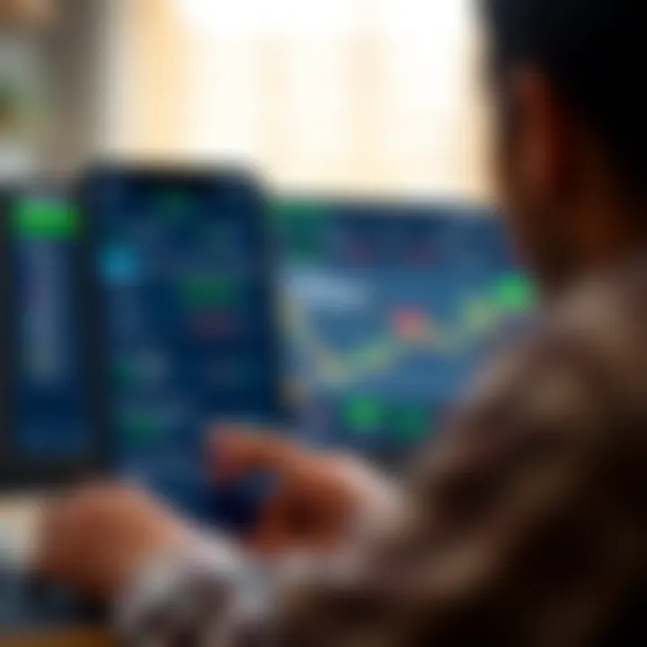 Deriv App Trading Interface Overview User interface of Deriv trading app showcasing various trading options and real-time market data