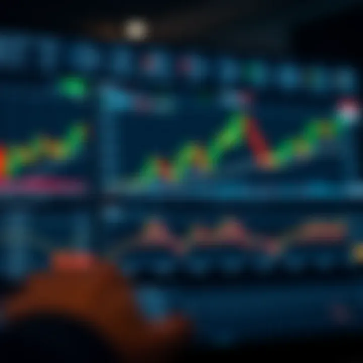 User interface of a modern real trading platform showing charts and trading tools