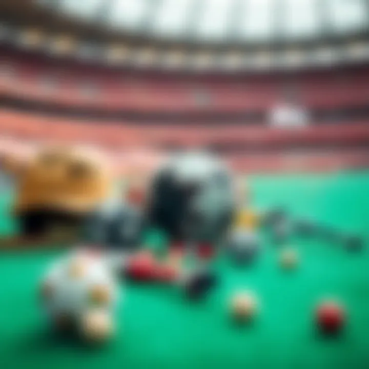 Essential Sporting Disciplines of the Olympic Games A diverse array of Olympic sports equipment representing key disciplines featured in the Games