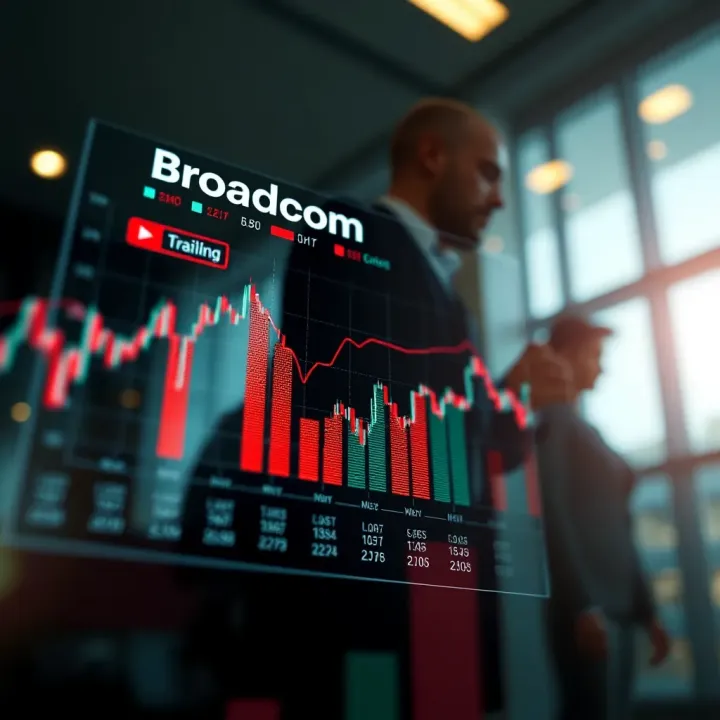 Chart illustrating analyst forecasts and future outlook for Broadcom's market position