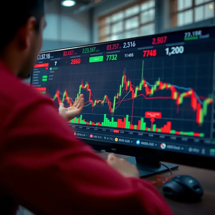 Visual representation of risk management strategies used in trading CFDs with charts and protective measures