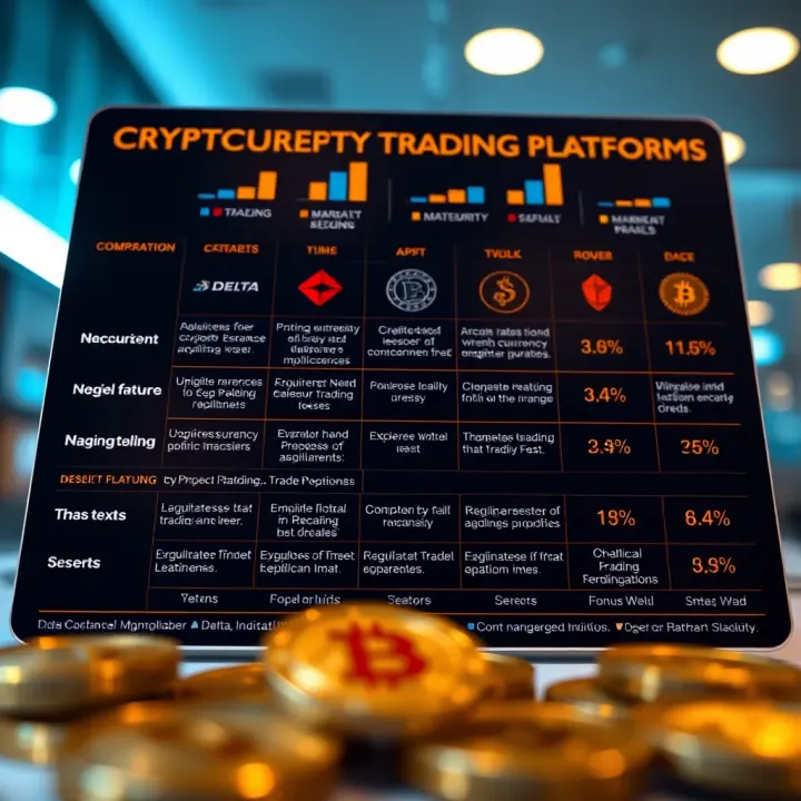 Comparison chart highlighting features and regulatory aspects of multiple cryptocurrency trading platforms for Indian investors