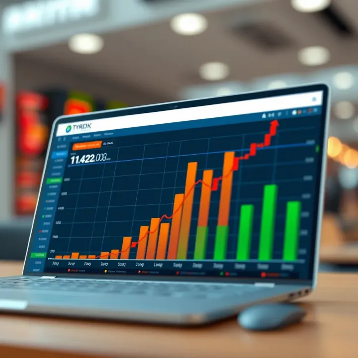 Graph depicting trading growth through demo contests and referral programs