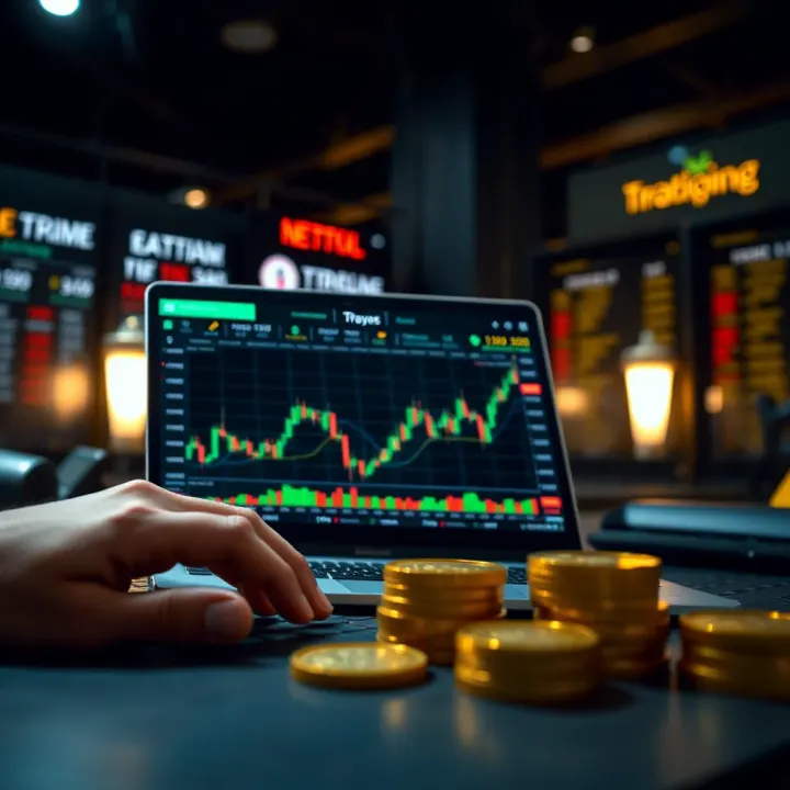 Conceptual illustration of sponsored trading accounts enabling investment-free opportunities