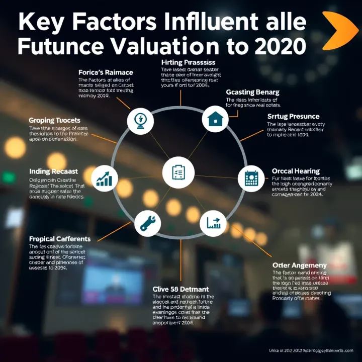 Infographic illustrating key factors affecting the future valuation of a major diversified company