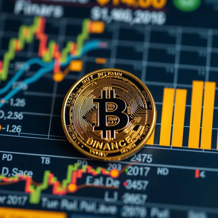 Chart displaying market factors influencing Binance Coin price movement
