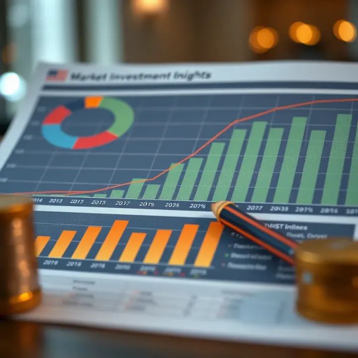 Chart illustrating market trend analysis and strategic investment decisions in Indian business landscape