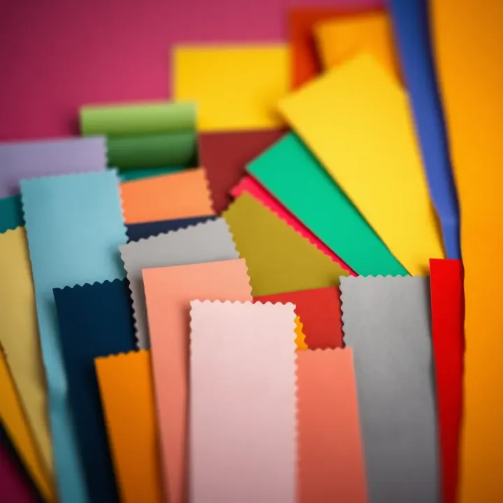 Collection of popular colour swatches representing numerous shades available for trading on Indian platforms