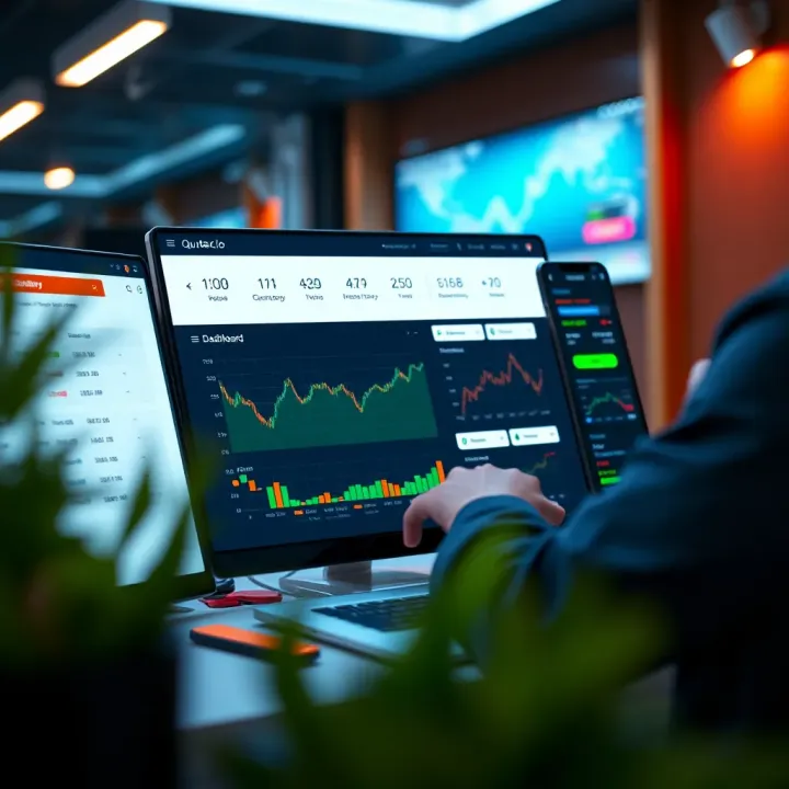 Account Management Features on Quotex.io for Indian Traders Dashboard overview showcasing account management features on Quotex.io