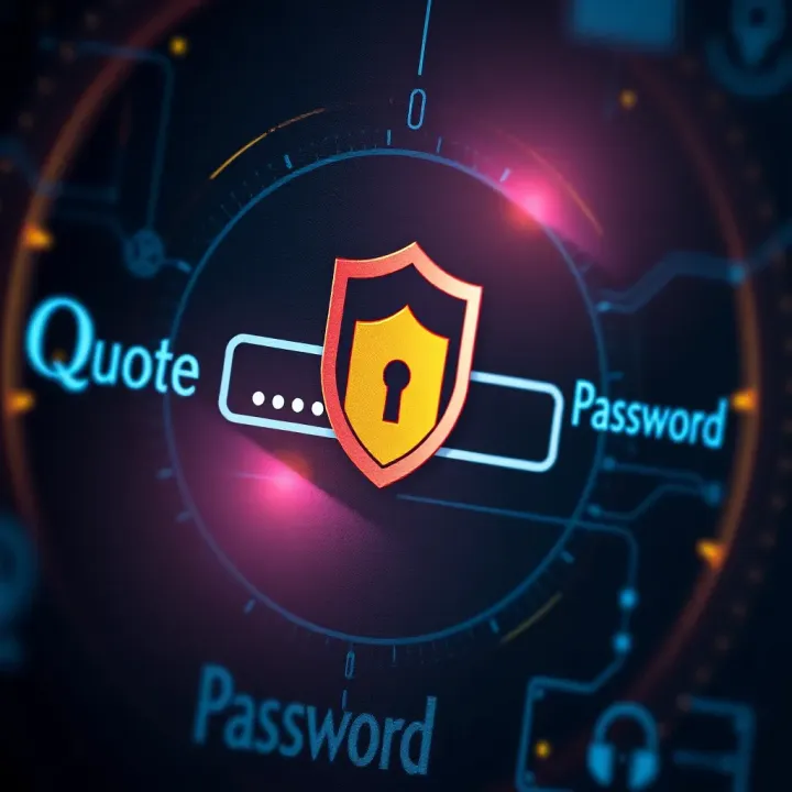 Secure Login Interface for Password Reset Secure login screen showing password input field with a shield icon