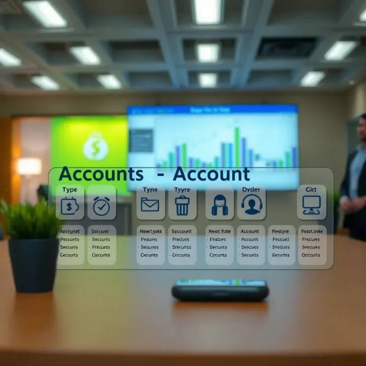 Visual representation of account types and customer support features offered by Qutex Broker