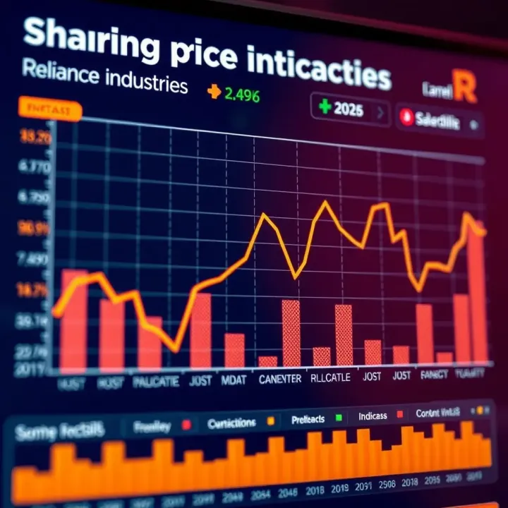 Expert Forecasts and Financial Indicators for Reliance Industries Share Price Chart showing expert forecast and financial indicators driving future share price potential of Reliance Industries