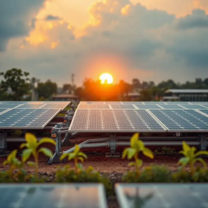 Sustainable energy sources symbolizing green initiatives and environmental responsibility