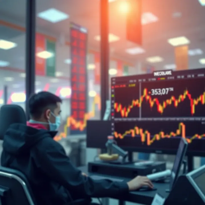 Conceptual graphic illustrating secure online trading with integrated UPI payments and SEBI compliance
