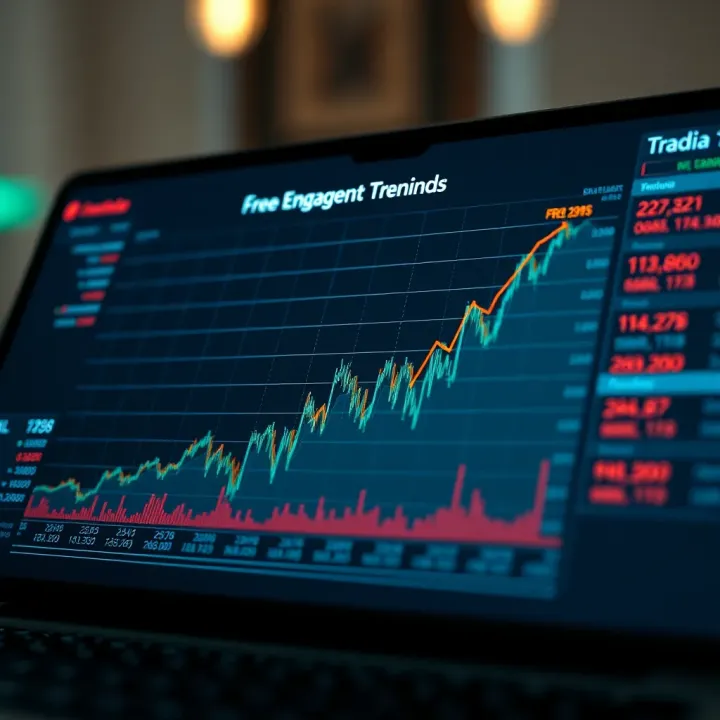 Graph showing growth of user engagement on free trading platforms in India