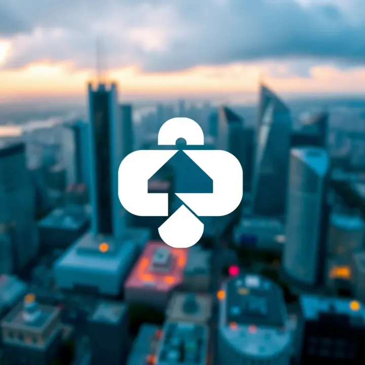 Quotex logo featuring sleek geometric shapes and a modern color scheme representing innovation in financial trading