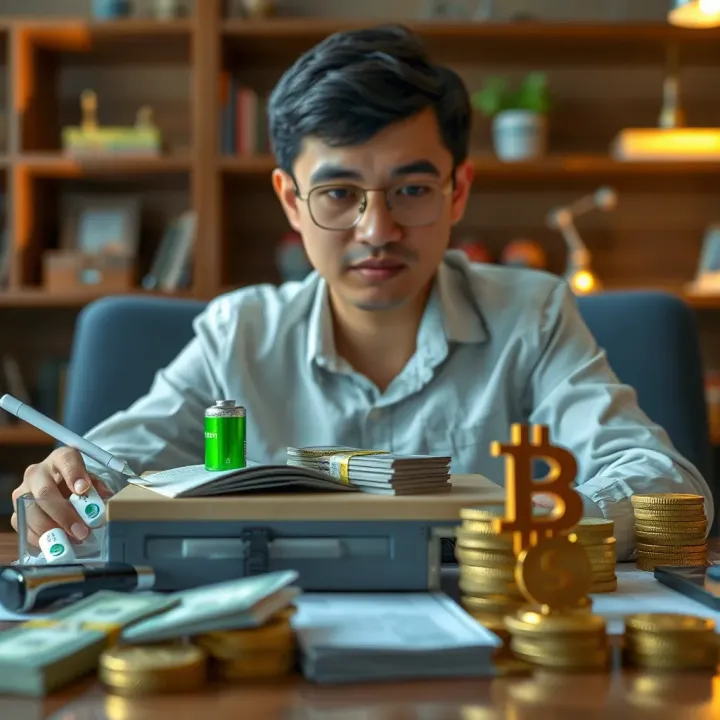 Conceptual illustration of diverse income streams from trading and educational content